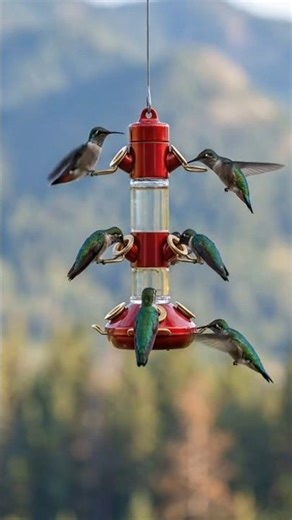 How does a hummingbird hover in mid-air?