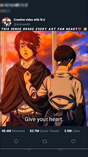 This Attack on Titan Scene Will Break Your Heart Every Single Time 😭😭 Hange’s Final Goodbye ✨🕊️