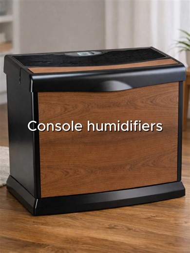 Console humidifiers are better than portable units. Most homeowners think a small portable humidifier is enough. Plug it in, fill it with water, and move on. The problem is that portable units only treat one small room. They cannot fix dry air throughout your home. That is where console humidifiers make a big difference. A console humidifier is a floor model designed to humidify large living spaces or even most of your home. These units hold more water, move more air, and run longer between refi