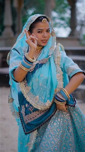 Marwadi Ghoomar Dance: Chaudhary 💃✨ #Shorts #Dance