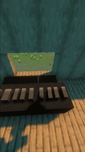 How To Make A Realistic Piano In Minecraft! 🎹 #minecraft #minecrafttutorial #shorts #fyp