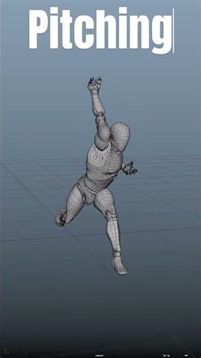 Pitching #cganimation #3danimation #slowmotion
