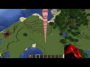 Tower of Pigs in Minecraft