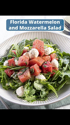 A fresh, light, simple salad. Comment MOZZARELLA for the full recipe! | Fresh From Florida