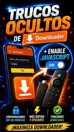 🔥 TRUCOS OCULTOS de Downloader | Activa Enable JavaScript