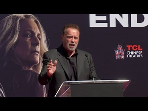 Arnold Schwarzenegger Full Speech at Jamie Lee Curtis Handprint and Footprint Ceremony in Hollywood