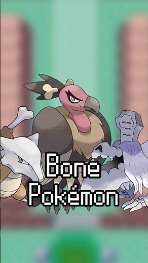 Every Bone Pokemon in 40 Seconds!