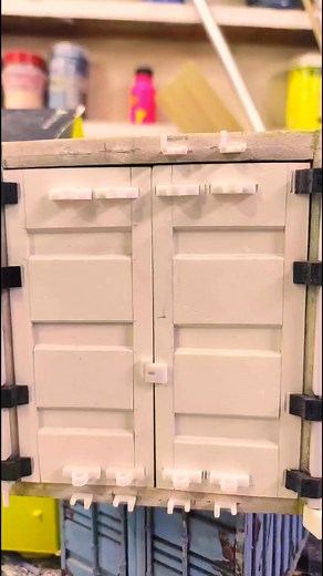 Making cargo containers for sci-fi miniature compositing. #stopmotion #animation #bangladesh #ogoposostudios #ogopogostudios #workshop #NGO #claymation #movieprops #Bangladesh #claymation | Ogopogo Studios