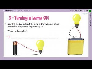 Physics - Electric Circuit (1/3) - Grade 7