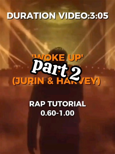 XG-'WOKE UP' (JURIN & HARVEY PART) RAP TUTORIAL 0.60-1.00 PART 2 (Reupload because the video was cut off) #rap #tutorial #xg #fyp #foryou