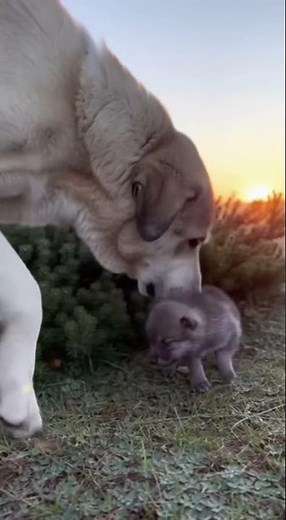 Alabai Adopts a Wolf Pup — A Family Born in the Wild