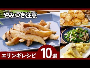 【エリンギレシピ10選】10分で完成！エリンギであと1品♪