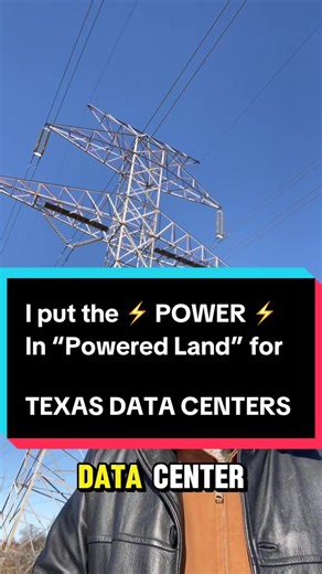 🧠 Here’s how to know if your property is data center ready: 1️⃣ Power – You need 100MW potential with redundant substations. Ideal: \t•\t138kV or 345kV lines \t•\tRoom for on-site substation or proximity to dual feeds \t•\tEngage ERCOT for interconnection queue 2️⃣ Acreage – Most hyperscalers need 30–100 acres. Flat topography, no floodplain, no major easements. 3️⃣ Water Access – Cooling systems need 200k–500k gallons/day. Proximity to a large municipal water source or rights to well water is 