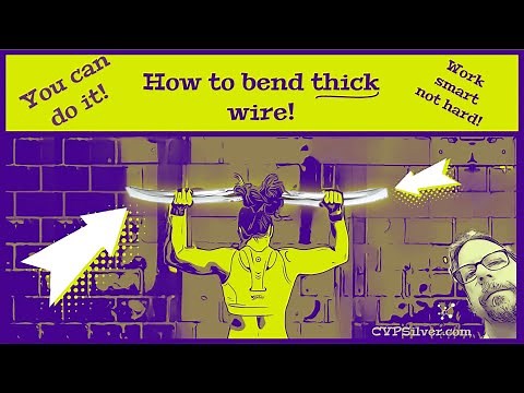 Silversmithing Tip: Tricks for Bending Thick Wire