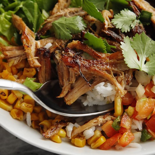 Slow Cooker Pork Carnitas - The easiest carnitas you will ever make right in the crockpot, cooked low and slow for the most amazing fall-apart tender pork goodness! RECIPE: https://damndelicious.net/2014/10/10/slow-cooker-pork-carnitas/ | Damn Delicious