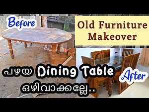Amazing Transformation of Old Dining Table | Old Table Makeover Ideas | Old Furniture Makeover ideas