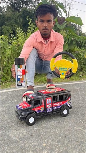 Police vann vs color change RC black Ambulance Unboxing 🔥🚀