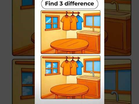🧠 Find #3 different | 99% Fail This Puzzle