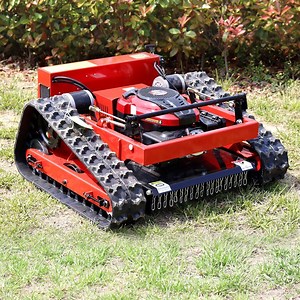 [Hot Item] Mini Machine Cutter Remote Control Lawn Mower with Tracks Gasoline Petrol Muka550b
