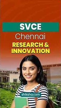 Inside SVCE Chennai: From Research Labs to Real-World Solutions
