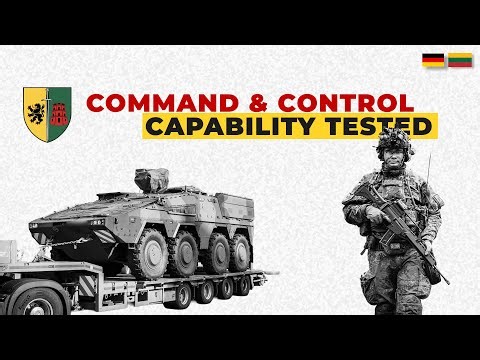 German Brigade In Lithuania Update: Command & Control Capability Established
