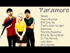 PARAMORE _Greatest Playlist Songs 2025