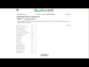 Java Practice-it | Primitive Data and Definite Loops | Self-Check 2.3: expressions1