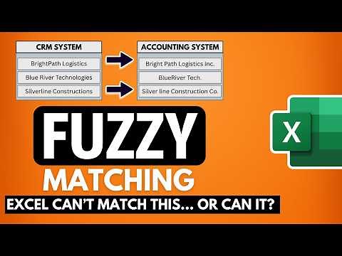 Excel Fuzzy Lookup Tutorial (Step-by-Step for Messy Data)