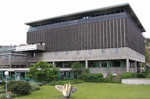 Württembergische Landesbibliothek (State Library of Württemberg) in Stuttgart, Germany
