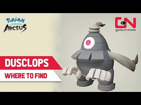 Pokemon Legends: Arceus How to Catch "DUSCLOPS"