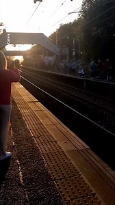 After patiently waiting to see the Hogwarts Express pass through the station, Harry Potter fans were disappointed after a commuter train blocked their view 🚂 | Metro