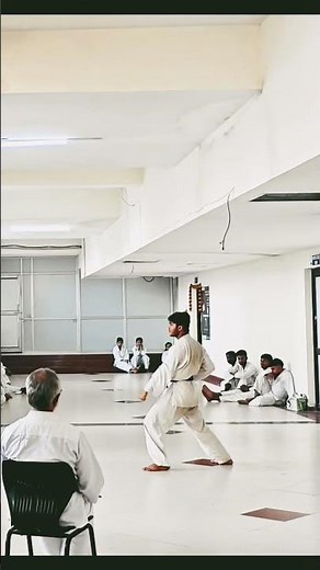 Heian Sandan Kata Full Performance | Shotokan Karate Training #sports #karate #selfdefense #shorts