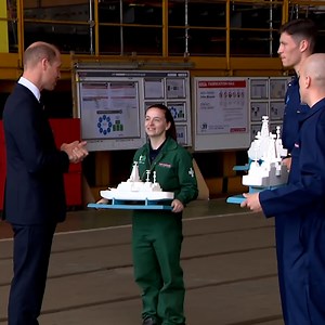 At BAE Systems shipyard in Govan, Glasgow, Prince William officially marked the start of construction on HMS Belfast - the Royal Navy's third city class Type 26 frigate - by cutting the vessel's first plate of steel. The Prince is currently accompanying the Queen on a visit to Scotland to enjoy Royal Week. | Forces News