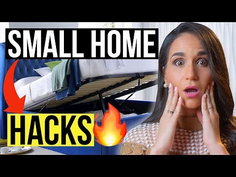 INTERIOR DESIGN TOP SMALL HOME HACKS & IDEAS | Decorating Tips for your Small Space, Small Apartment