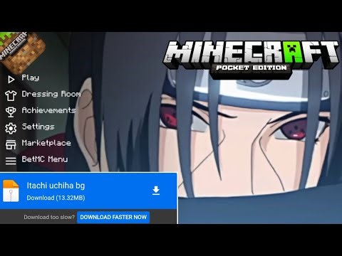 Itachi Uchiha best MCPE UI pack for 1.21+ | best UI pack for 1.21+
