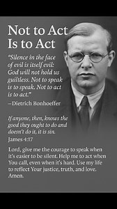 Executed, but not silenced. On April 8, 1945, Dietrich Bonhoeffer was executed for standing up against evil—just weeks before the war ended. His courage, faith, and voice still echo through history. “Not to speak is to speak. Not to act is to act.” #followers #friends #highlights @highlight #pastorschronicles Vitalii Shevchenko Jeffrey Pau May we live with the same boldness for truth and faith in Christ. | Dong Ronald | Facebook