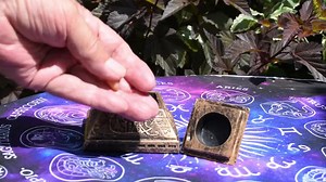 Brass Appearance Crystal Charging Pyramid Includes Mystery Crystal Ancient Style Egyptian Box for Manifestation and Ritual. - Etsy Australia