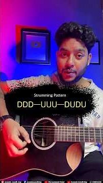 Barsaat - Banjaare Easy Guitar Lesson On Just 3 Easy Open Chords | Acoustic Awadh Boy #shorts