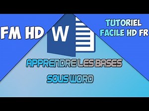 Formation Word #01 Apprendre Les Bases (Débutant)