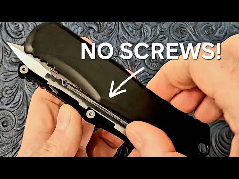 No SCREWS! Microtech Hera 2 Disassembly! #switchblade #otf #hera2 #knife #knifeskills