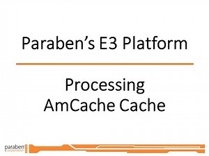 Reviewing Data from AmCache