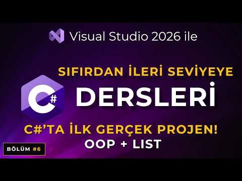 C# Dersleri: Öğrenci İşleri Projesi | List, OOP, foreach, do-while Hepsi Bir Arada!