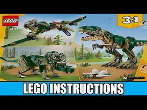 LEGO Creator 31151 T. rex Instructions | Complete Guide (All Books)