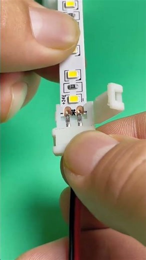 Non soldering Clip For Led Strip Light | #shorts