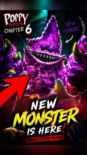 😮 | In Poppy Playtime Chapter 6, we finally se terrifying new monster! #poppyplaytime