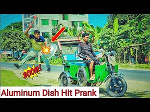 Aluminum Dish Hit Prank on Public | Funny Prank Videos | RAZU prank tv