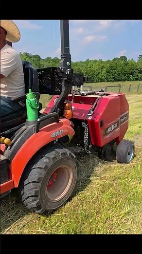 Making Tiny Hay Bales