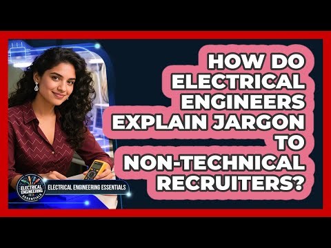 How Do Electrical Engineers Explain Jargon To Non-technical Recruiters?