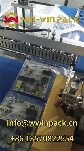 Shrink wrap machine for electronic products #packagingmachine #automaticsealingandshrinkingmachine