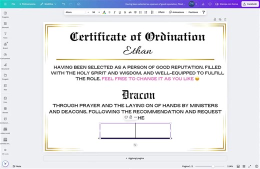 Baptism Certificate Template – Customizable & Printable - Etsy